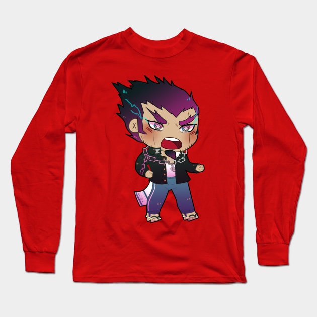 Nekomaru Nidai Long Sleeve T-Shirt by catscantdraw